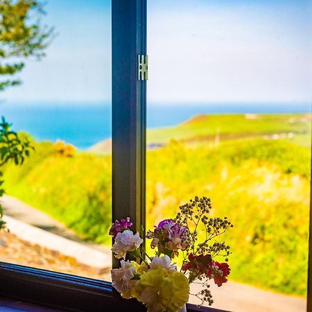 בוסקאסל Polrunny Farm Elderberry Cottage With Sea View מראה חיצוני תמונה
