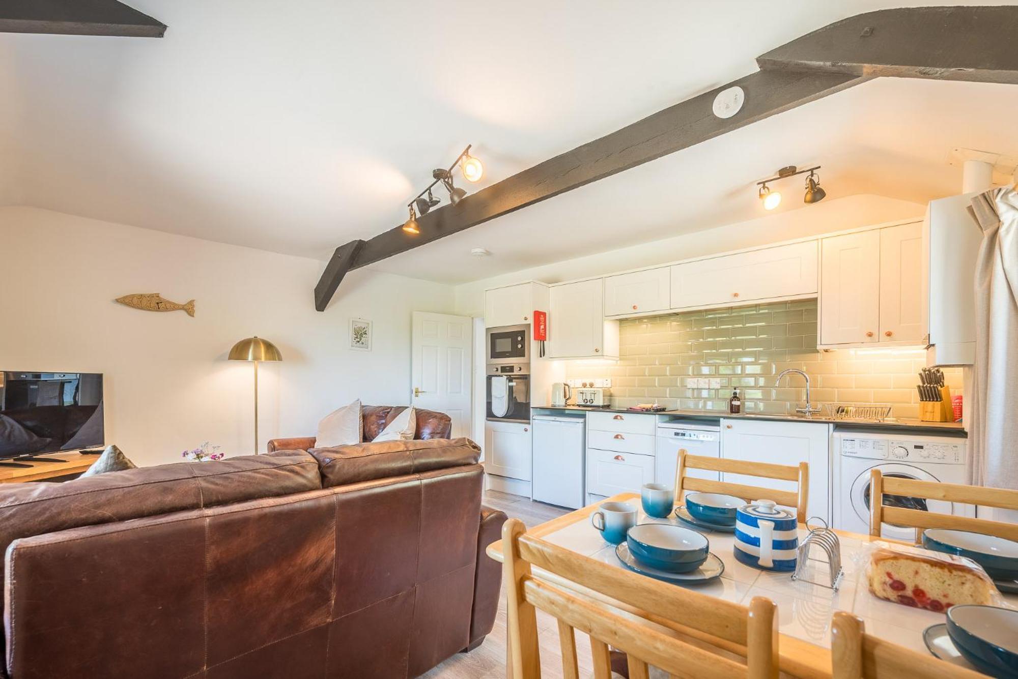 בוסקאסל Polrunny Farm Elderberry Cottage With Sea View מראה חיצוני תמונה