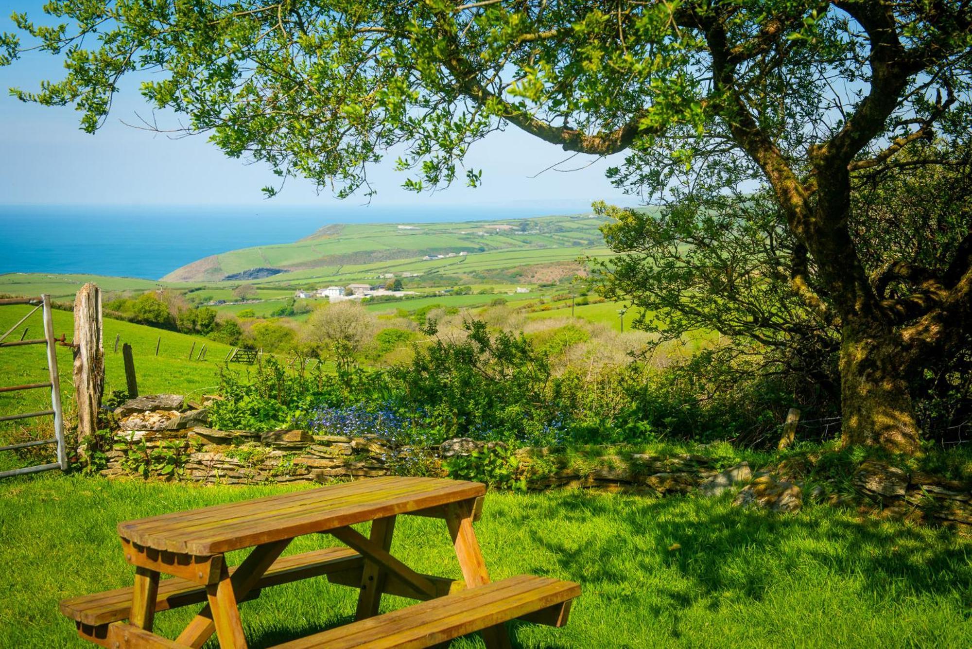 בוסקאסל Polrunny Farm Elderberry Cottage With Sea View מראה חיצוני תמונה